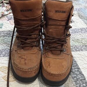 Wolverine Brown Leather Boots